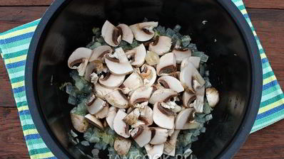 гречка с шампиньонами в мультиварке