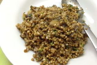 Гречка с шампиньонами