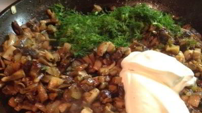 гречка с шампиньонами