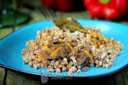 Гречка с тушенкой в мультиварке