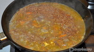 гречка с тушенкой