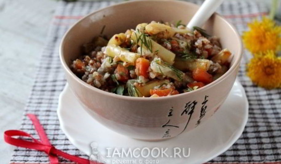 Рецепт гречки со стручковой фасолью