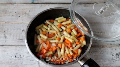 гречка со стручковой фасолью