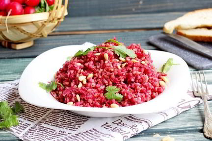 Гречка со свеклой