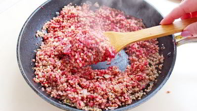 гречка со свеклой