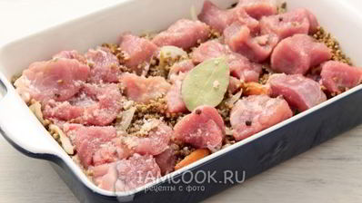 гречка со свининой в духовке