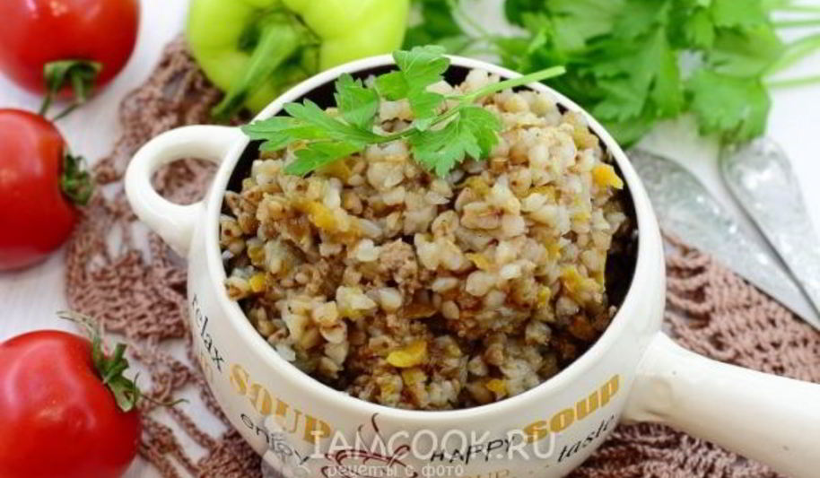 Рецепт гречки со свиным фаршем в мультиварке
