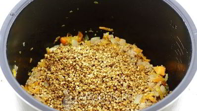 гречка со свиным фаршем в мультиварке