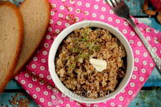 Гречка со свиным фаршем