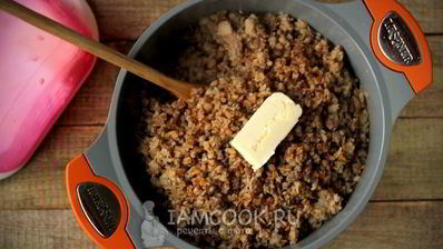 гречка со свиным фаршем