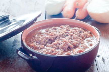 Гречка в сливочно-томатном соусе