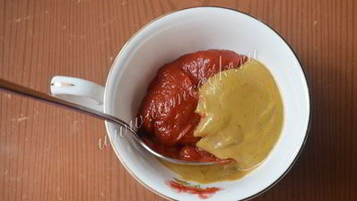 гречка в томатно-горчичном соусе