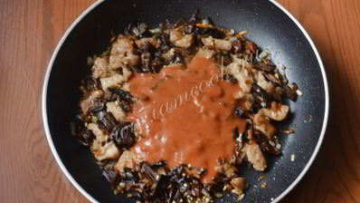 гречка в томатно-горчичном соусе