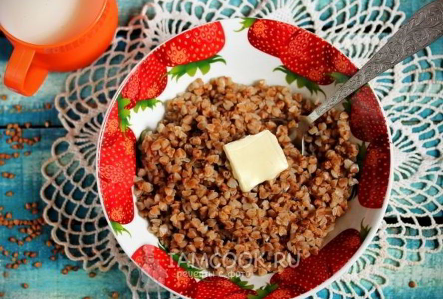 Гречневая каша на молоке в мультиварке