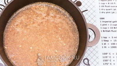 гречневая каша с белыми грибами и яйцами