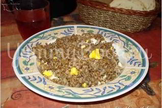 Гречневая каша с белыми грибами