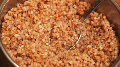 гречневая каша с гранатом