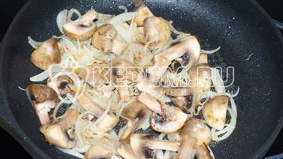 гречневая каша с грибами и овощами