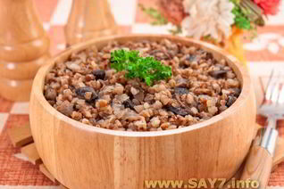 Гречневая каша с грибами