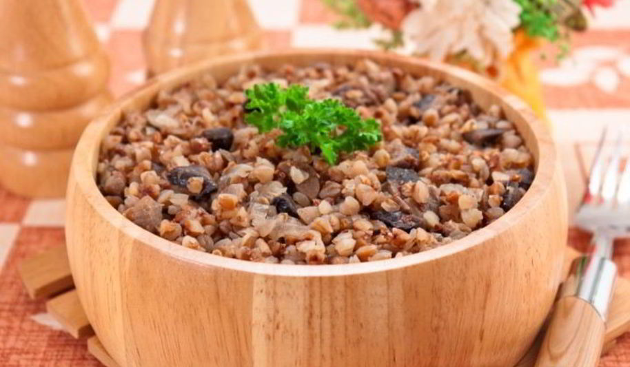 Рецепт гречневой каши с грибами