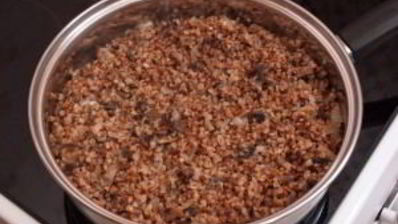 гречневая каша с грибами