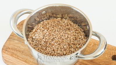 гречневая каша с кабачками и адыгейским сыром