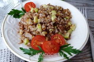 Гречневая каша с кабачком