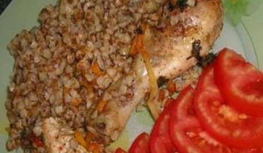Рецепт гречневой каши с куриной ножкой