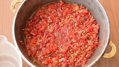 гречневая каша с овощами