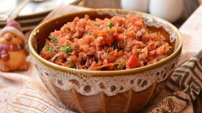 гречневая каша с овощами