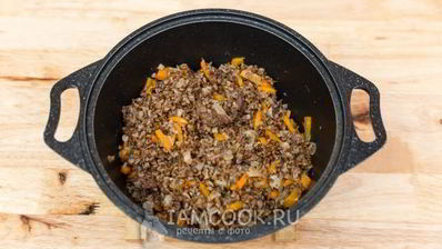 гречневая каша с тушенкой по-армейски