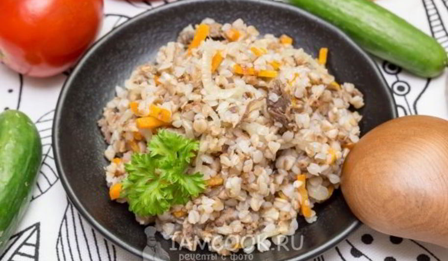 Рецепт гречневой каши с тушенкой