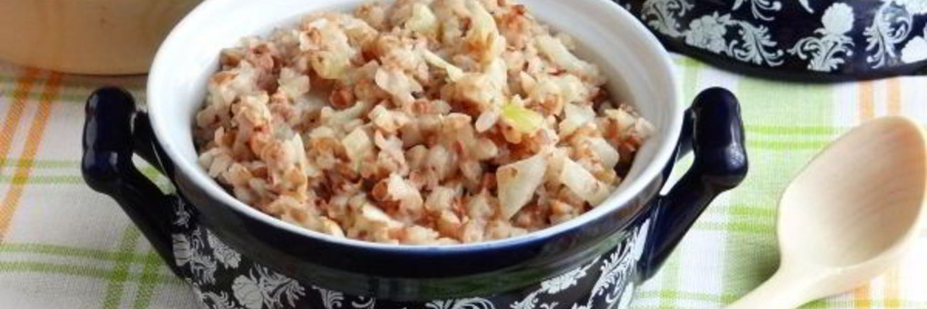 Гречневая каша со сливочным сыром в мультиварке