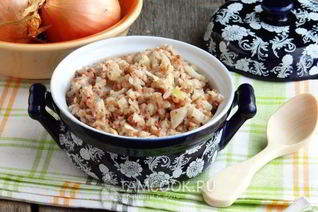 Гречневая каша со сливочным сыром в мультиварке