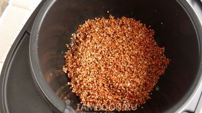 гречневая каша со сливочным сыром в мультиварке