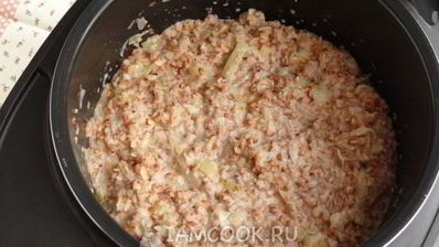 гречневая каша со сливочным сыром в мультиварке