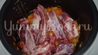 гречневая каша со свиными ребрышками из мультиварки