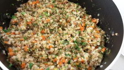 каша гречневая рассыпчатая с морковью и специями