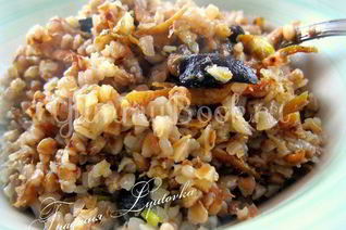 Каша гречневая с грибами