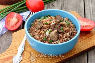 Каша гречневая с мясом
