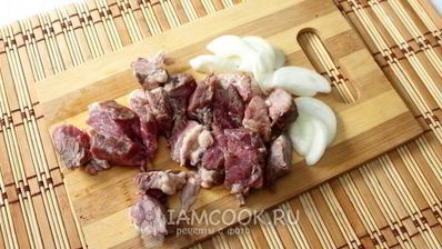 каша гречневая с мясом