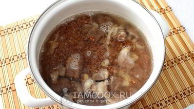 каша гречневая с мясом