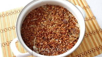 каша гречневая с мясом