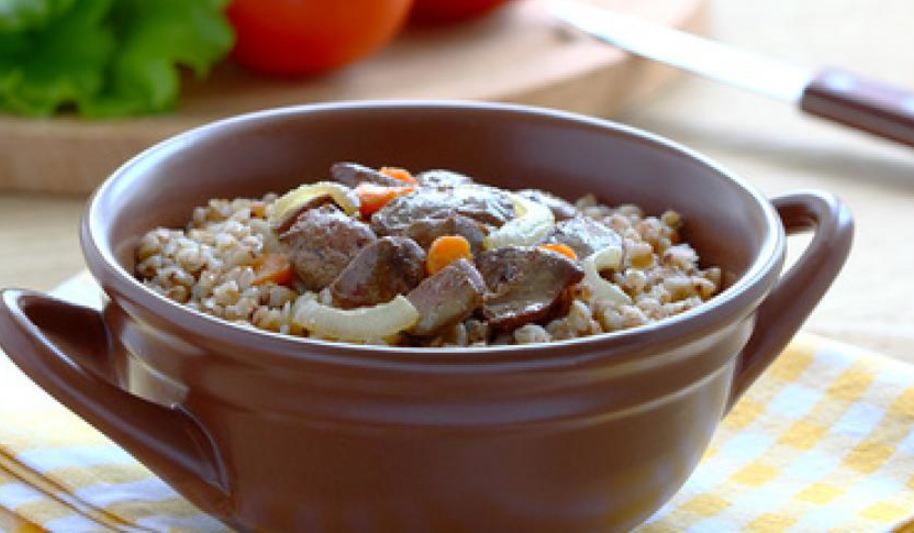 Рецепт каши гречневой с печенью