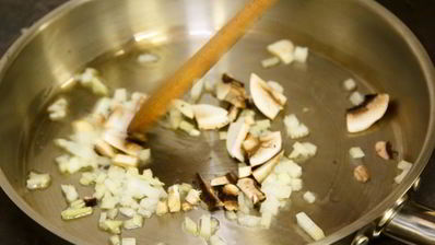 сливочная гречка с говяжьим языком