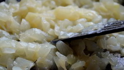 грибная каша в кабачке