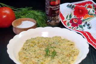 Кабачковая каша со сметаной по-венгерски Февзелек
