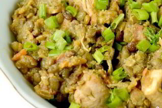 Каша из чечевицы в мультиварке