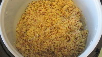 каша из киноа с овощами