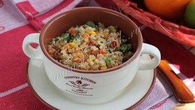 каша из киноа с овощами
